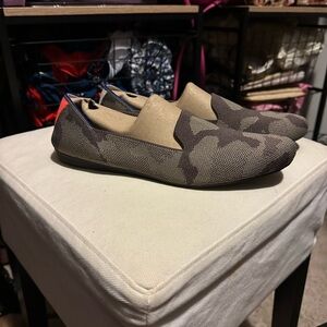 Rothy’s Mink Camo Loafers